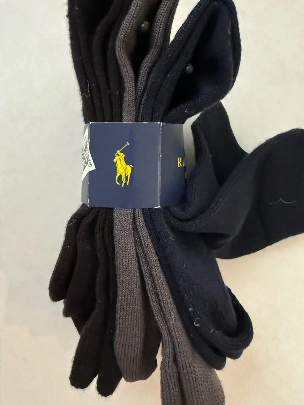 Polo Ralph Lauren Boys 3 Pairs Dress Socks Size 9-11 NWT